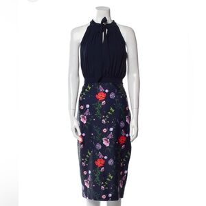 Ted Baker Shimma Scuba Halter Dress. Size 3